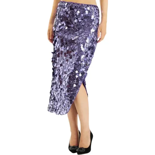 Sequin midi skirt , female, Sizes: M, S, L - Alma en Pena - Modalova