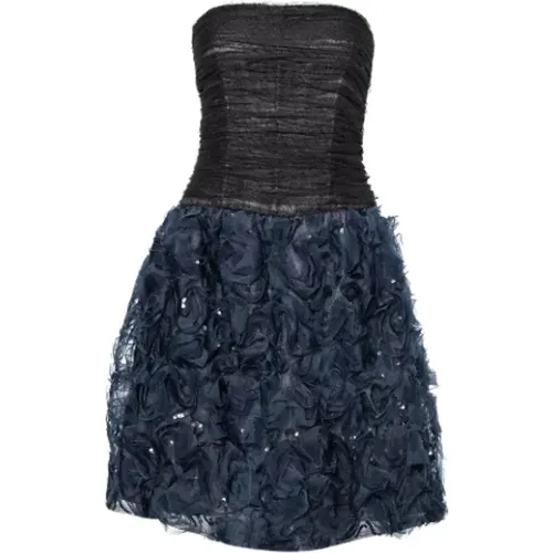 Pre-owned Tulle dresses , female, Sizes: L - Oscar De La Renta Pre-owned - Modalova