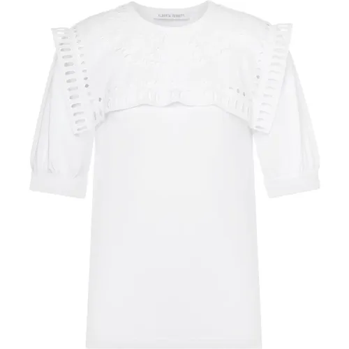 T-Shirt , Damen, Größe: S - alberta ferretti - Modalova