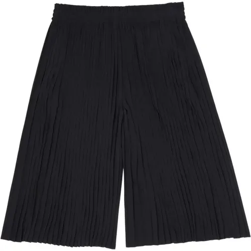 Casual Schwarze Polyester Shorts , Damen, Größe: XS - MM6 Maison Margiela - Modalova