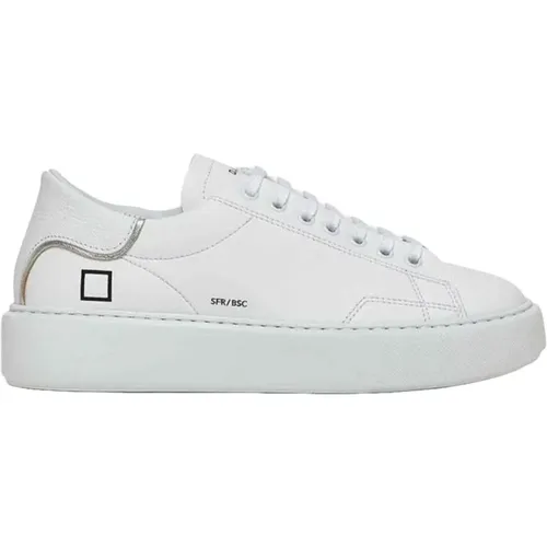 Leather Sneakers Women Italy , female, Sizes: 6 UK, 7 UK, 5 UK, 3 UK, 4 UK, 8 UK - D.a.t.e. - Modalova