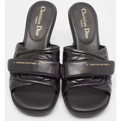 Pre-owned Leather sandals , female, Sizes: 5 UK - Dior Vintage - Modalova