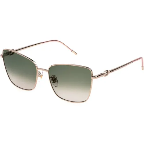 Lozza Sunglasses Sfu714 0594 Green Gradient , female, Sizes: 58 MM - Furla - Modalova