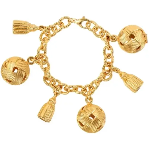 Pre-owned Gold bracelets , female, Sizes: ONE SIZE - Celine Vintage - Modalova