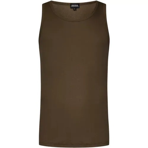 Sleeveless Top Regular Fit , male, Sizes: XL, M, 2XL - Ermenegildo Zegna - Modalova