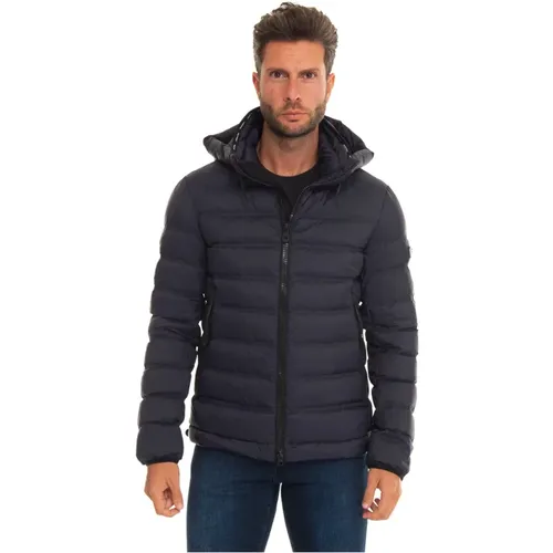 Abnehmbare Kapuzen-Harrington-Jacke , Herren, Größe: 3XL - Peuterey - Modalova