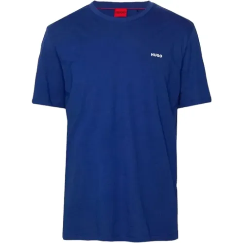 Baumwoll T-Shirt Klassisches Modell , Herren, Größe: XL - Hugo Boss - Modalova