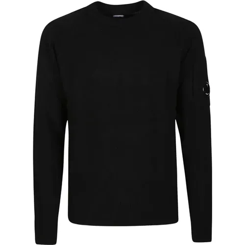 Schwarzer Pullover , Herren, Größe: 2XL - C.P. Company - Modalova