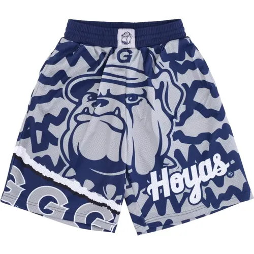 Georgetown Hoyas Basketball Shorts , Herren, Größe: S - Mitchell & Ness - Modalova