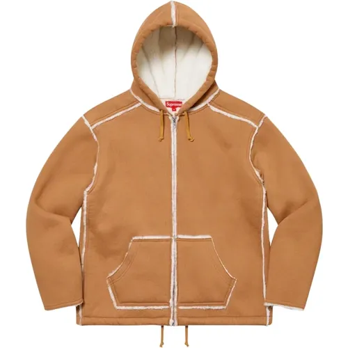 Limitierte Auflage Shearling Hooded Jacket - Supreme - Modalova