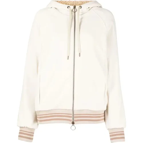 Full zip sweatshirt , female, Sizes: L, S, XS - Eleventy - Modalova
