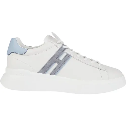Blue H580 Sneakers , male, Sizes: 8 1/2 UK, 7 1/2 UK - Hogan - Modalova