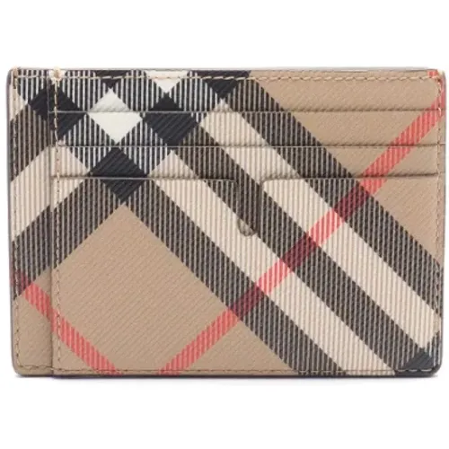 Pre-owned Leather wallets , female, Sizes: ONE SIZE - Burberry Vintage - Modalova