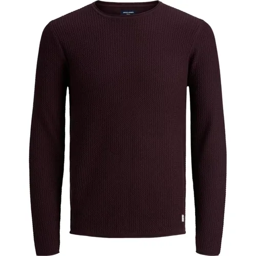 Jacquard Strick Crew Neck Pullover - jack & jones - Modalova