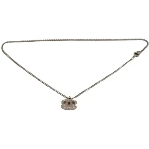 Gebrauchte Silberne Metall Chanel Halskette - Chanel Vintage - Modalova