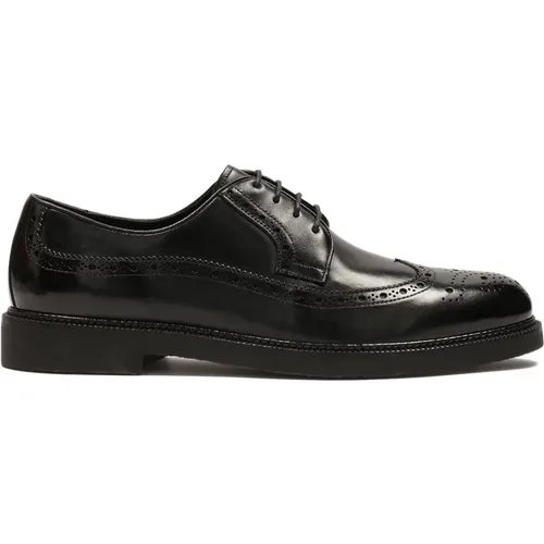 Schwarze Herren Brogue Halbschuhe - Kazar - Modalova