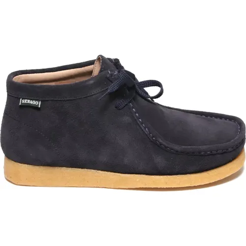 Suede Ankle Boots , male, Sizes: 7 UK, 11 UK, 10 UK, 8 UK - Sebago - Modalova