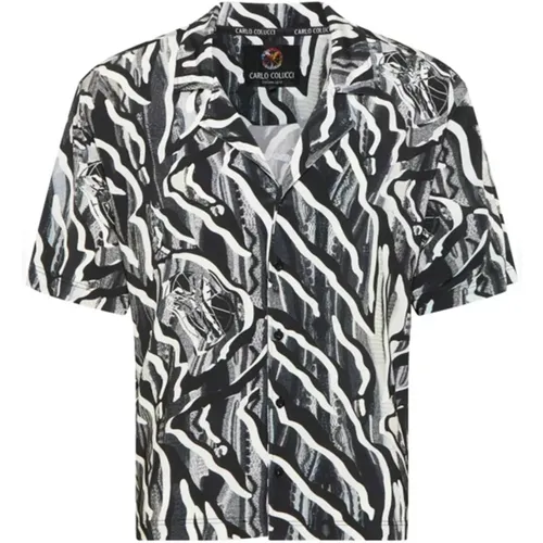 Short Sleeve Shirts , male, Sizes: L, XL, M, S, 2XL - carlo colucci - Modalova