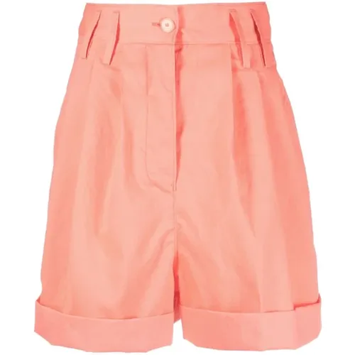 Rote Casual Bermuda Shorts,Casual Weiße Bermuda-Shorts - Forte Forte - Modalova