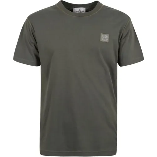 Mens Clothing T-Shirts Polos Musk Ss24 , male, Sizes: XL - Stone Island - Modalova