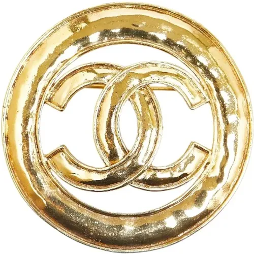 Pre-owned Metal brooches , female, Sizes: ONE SIZE - Chanel Vintage - Modalova