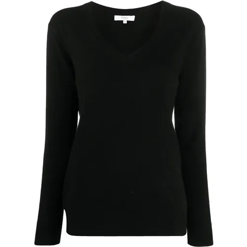Elegant V-Neck Sweater , female, Sizes: L, XS, S, M - Vince - Modalova