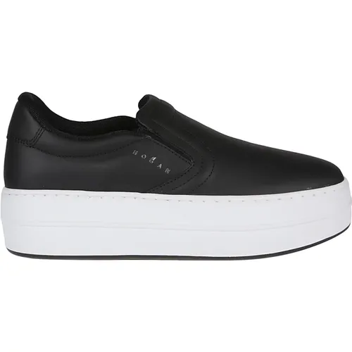 Bequeme Slip-On Sneakers , Damen, Größe: 38 1/2 EU - Hogan - Modalova