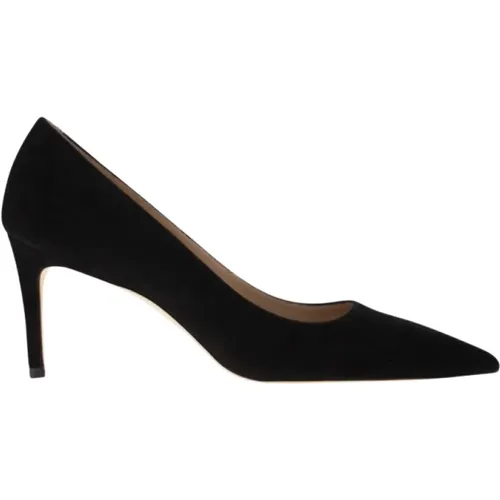 Stuart 75 - Suede pumps , female, Sizes: 4 1/2 UK, 4 UK, 2 1/2 UK, 5 1/2 UK, 3 UK, 6 1/2 UK - Stuart Weitzman - Modalova