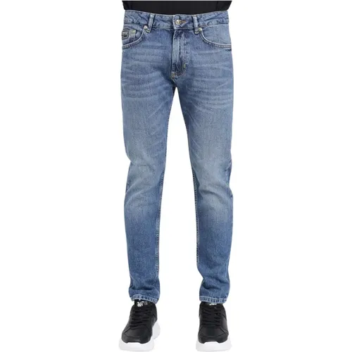 Indigo Schmale Dundee Fit Denim Jeans - Versace Jeans Couture - Modalova