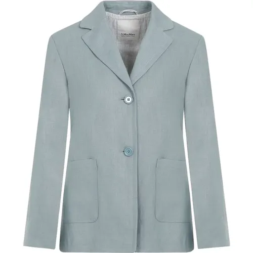 Light Linen Jacket , female, Sizes: S - Max Mara - Modalova