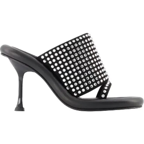 Leather Sandals with 10 cm Heel , female, Sizes: 7 UK, 6 UK, 3 UK, 4 UK, 8 UK, 5 UK - JW Anderson - Modalova