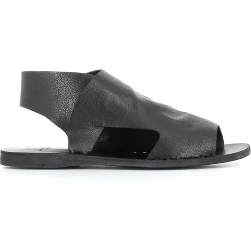 Leather Sandals with Zip Closure , female, Sizes: 5 1/2 UK, 6 UK, 5 UK - Officine Creative - Modalova