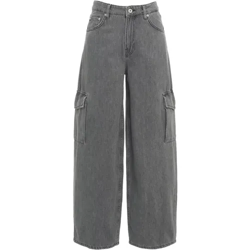 Women's Clothing Trousers Grey Ss24 , female, Sizes: W29, W27, W28 - Ottod'Ame - Modalova