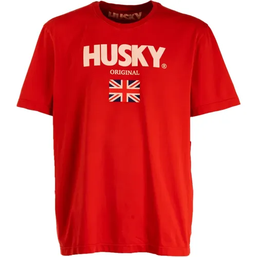 Herren T-Shirt John , Herren, Größe: L - HUSKY ORIGINAL - Modalova