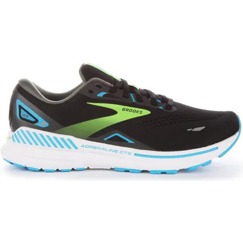 Adrenaline GTS 23 Black Green Men , male, Sizes: 9 UK, 8 1/2 UK - Brooks - Modalova