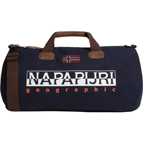 Heritage Travel Bag with Durable Cotton , male, Sizes: ONE SIZE - Napapijri - Modalova