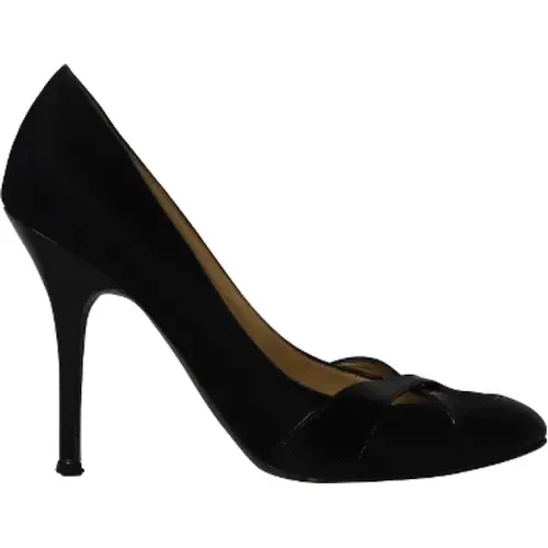 Pre-owned Satin heels , female, Sizes: 4 1/2 UK - Fendi Vintage - Modalova