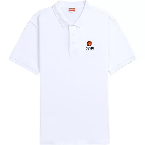 Weiße Boke Flower Polo Shirt,Polo Shirts - Kenzo - Modalova