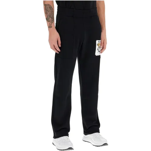 Teddy Bear Jogging Pants , male, Sizes: S - Moschino - Modalova