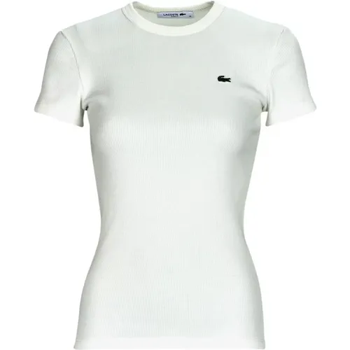 Tf5538 Short Sleeve T-Shirt , female, Sizes: L - Lacoste - Modalova