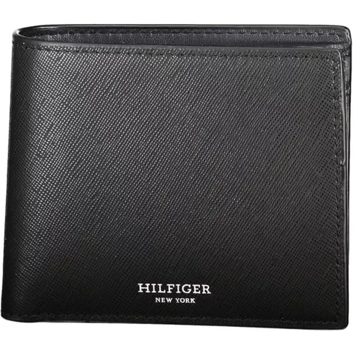 Leather Wallet with Coin Purse , male, Sizes: ONE SIZE - Tommy Hilfiger - Modalova