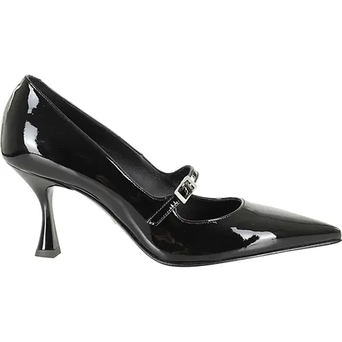 Stylish Vernice Heels , female, Sizes: 4 1/2 UK, 5 UK, 3 UK, 7 UK, 5 1/2 UK, 4 UK - Giampaolo Viozzi - Modalova