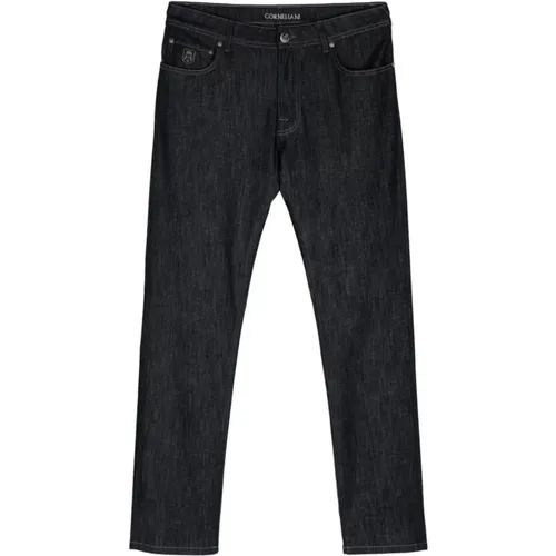 Casual Straight Jeans , male, Sizes: W33 - Corneliani - Modalova