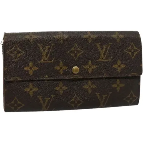 Pre-owned Canvas wallets , female, Sizes: ONE SIZE - Louis Vuitton Vintage - Modalova