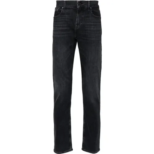 Slim Cut Denim Jeans , male, Sizes: W34, W33, W36, W38, W40, W32 - 7 For All Mankind - Modalova