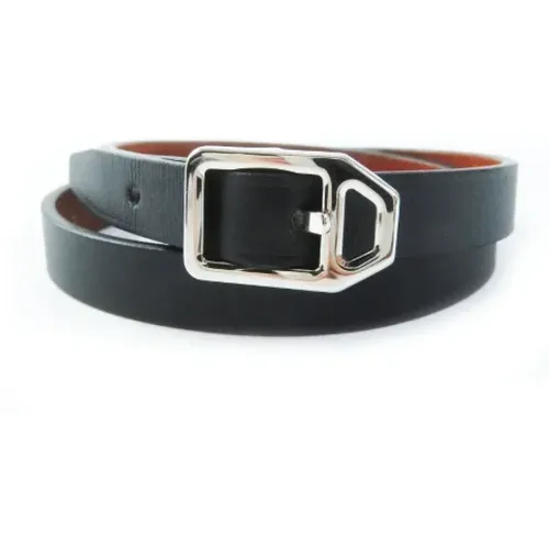 Pre-owned Leather bracelets , female, Sizes: ONE SIZE - Hermès Vintage - Modalova