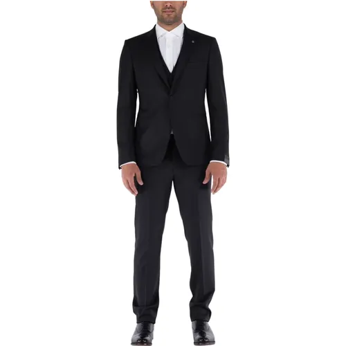 Single Breasted Suits , male, Sizes: 2XL, M - Tagliatore - Modalova