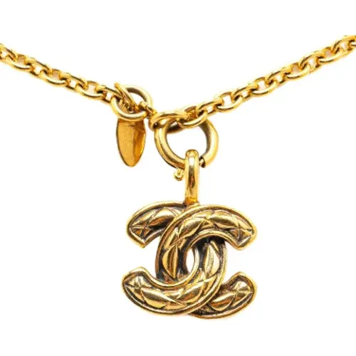 Pre-owned Metal necklaces , female, Sizes: ONE SIZE - Chanel Vintage - Modalova