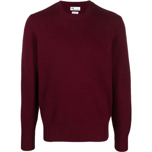 Bordeaux Sweaters with Appio Shirt , male, Sizes: L, 2XL, XL - Doppiaa - Modalova
