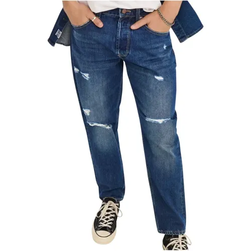 Stilvolle Gerades Jeans Upgrade Kollektion Modern , Herren, Größe: W28 - Only & Sons - Modalova